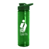 Garyline® Slim Fit Bottle with Drink-Thru Lid - 24 oz. - Transparent green